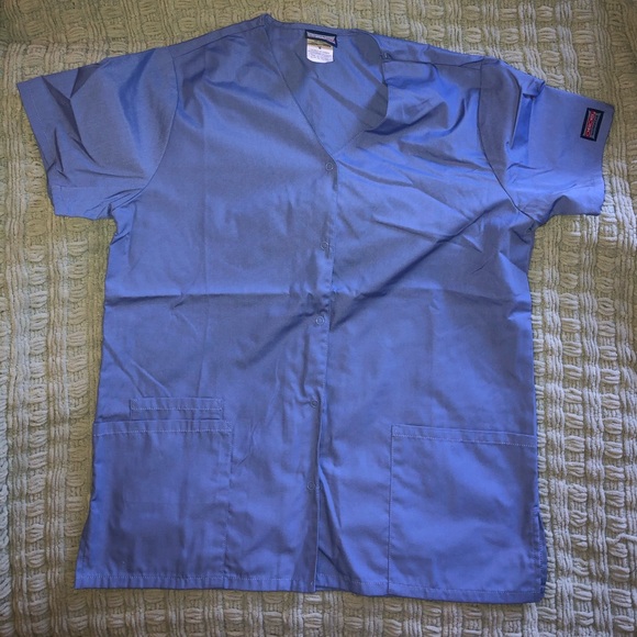 NWOT Set of 2 Cherokee Scrub Tops, Size Small - Picture 2 of 5